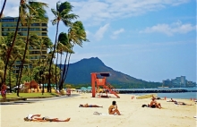 Waikiki_Beach, Honolulu, Hawaii