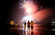 Fireworks - Bournemouth Air Festival.