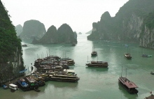 Ha Long Bay, Vietnam (A World Heritage Site)