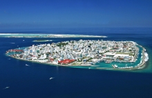 Male, the capital of the Maldives