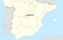 Location of Madrid