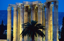 Temple of Olympian Zeus, Athens, Greece.