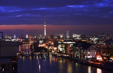 Berlin at night