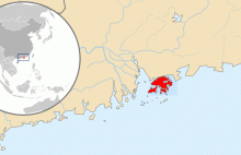 Hong Kong Location Map