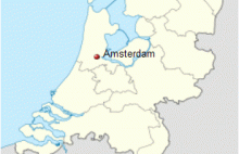 Location of Amsterdam