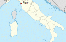 Location of Pisa