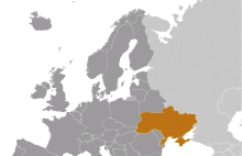 Location of Ukraine