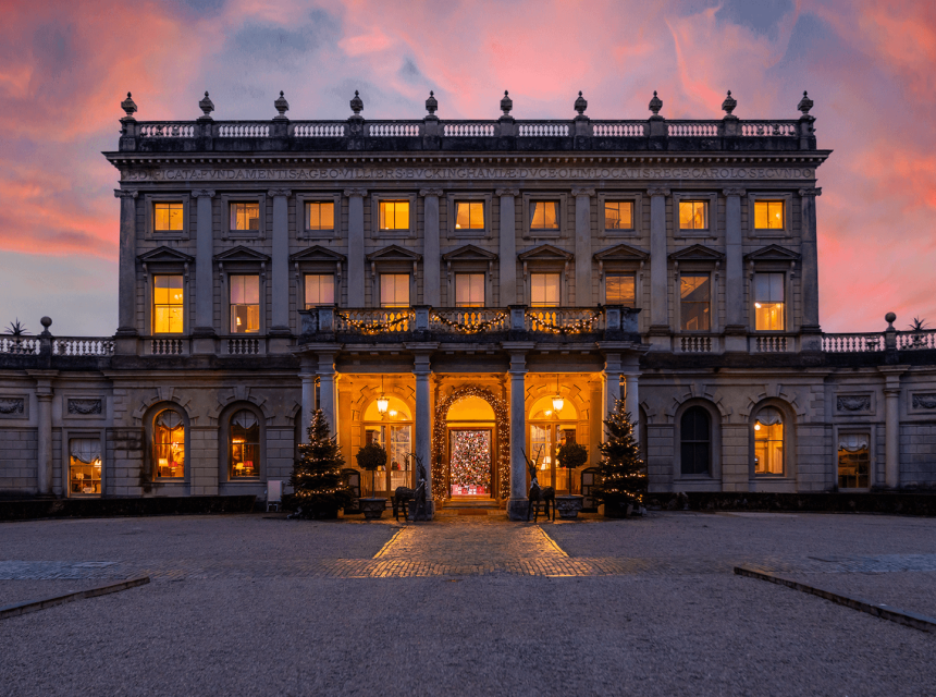 Cliveden House is a historic country estate in Taplow, Berkshire, known for its grand architecture, landscaped gardens, and rich British heritage.